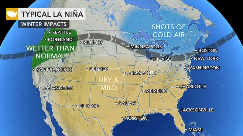 La Niña Influence Promises Heavier Precipitation