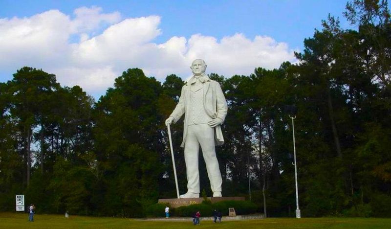 The Giant Sam Houston Statue in Huntsville