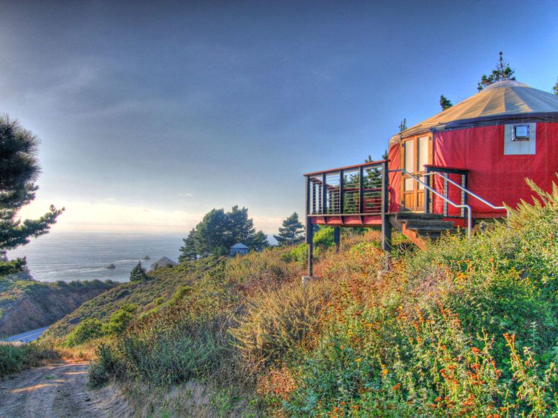 Treebones Resort: Oceanview Yurts on the Pacific Coast