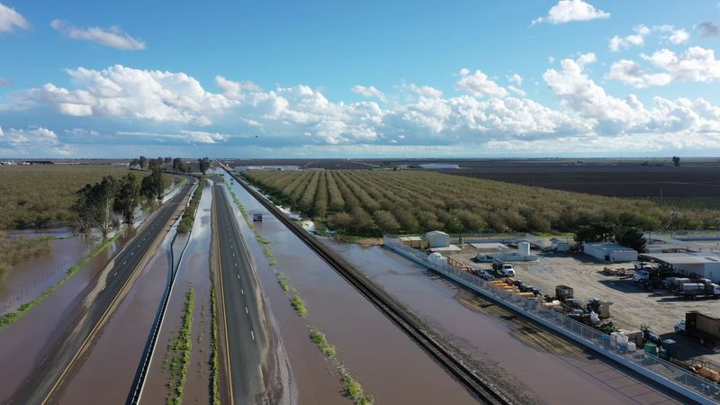 Historic Rainfall Turns Roads to Rivers
