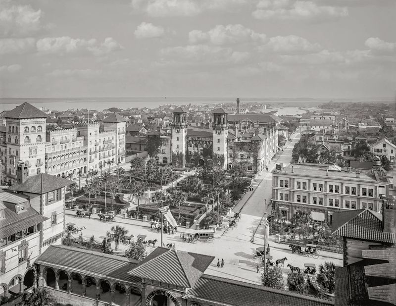 Old Photos of St. Augustine's Timeless Streets