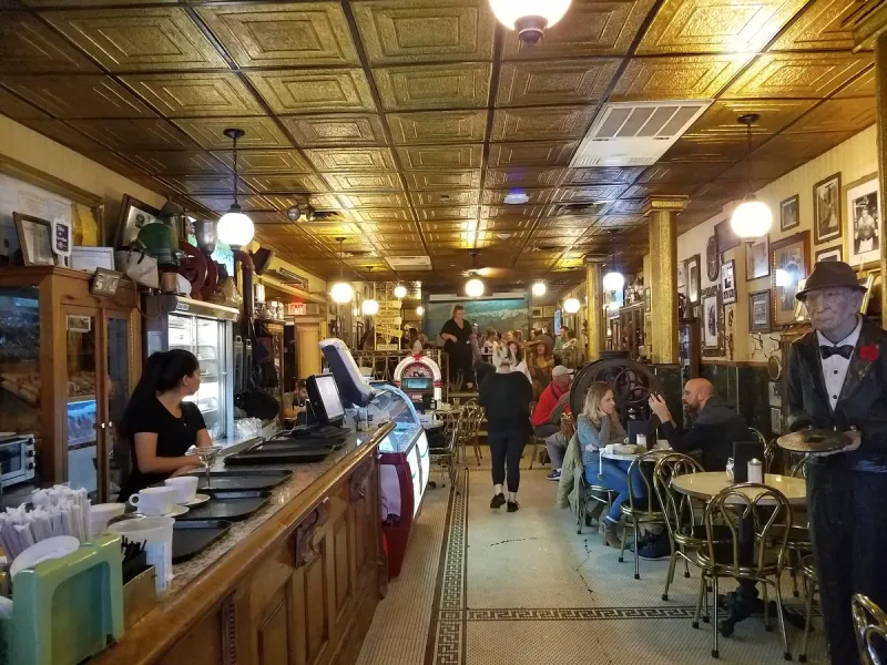 Caffè Vittoria in the North End