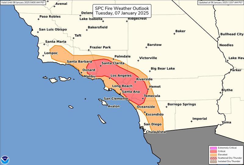 Use Fire Weather Forecasts to Avoid High-Risk Conditions