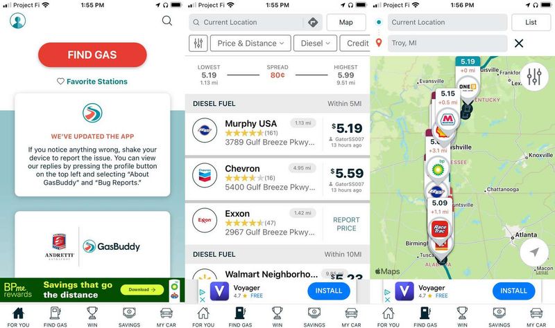 Apps Like GasBuddy Help Road-Trippers Locate Cheaper Stations