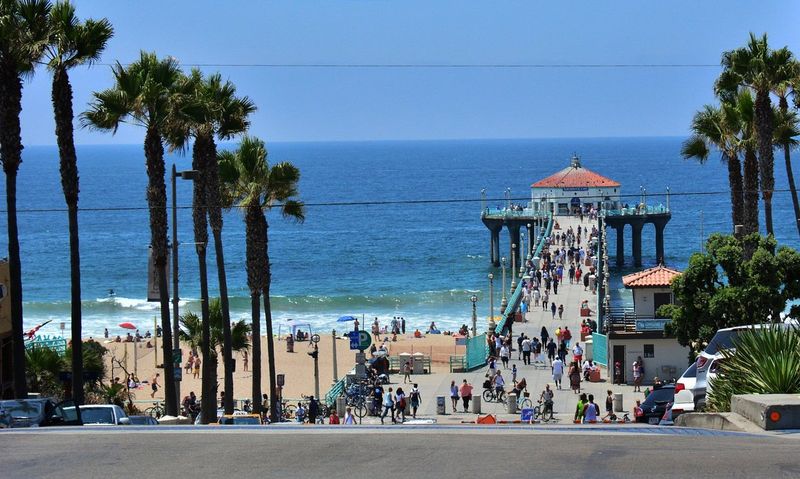 Manhattan Beach Pier & Manhattan Avenue (Los Angeles County)
