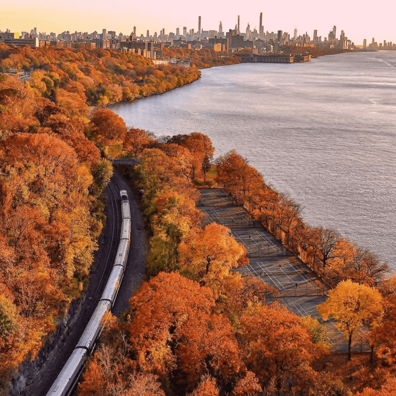 Urban Hiking Through Hidden Fall Foliage Spots
