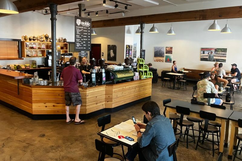 Noble Coffee Roasting: Ashland's Theater District Star