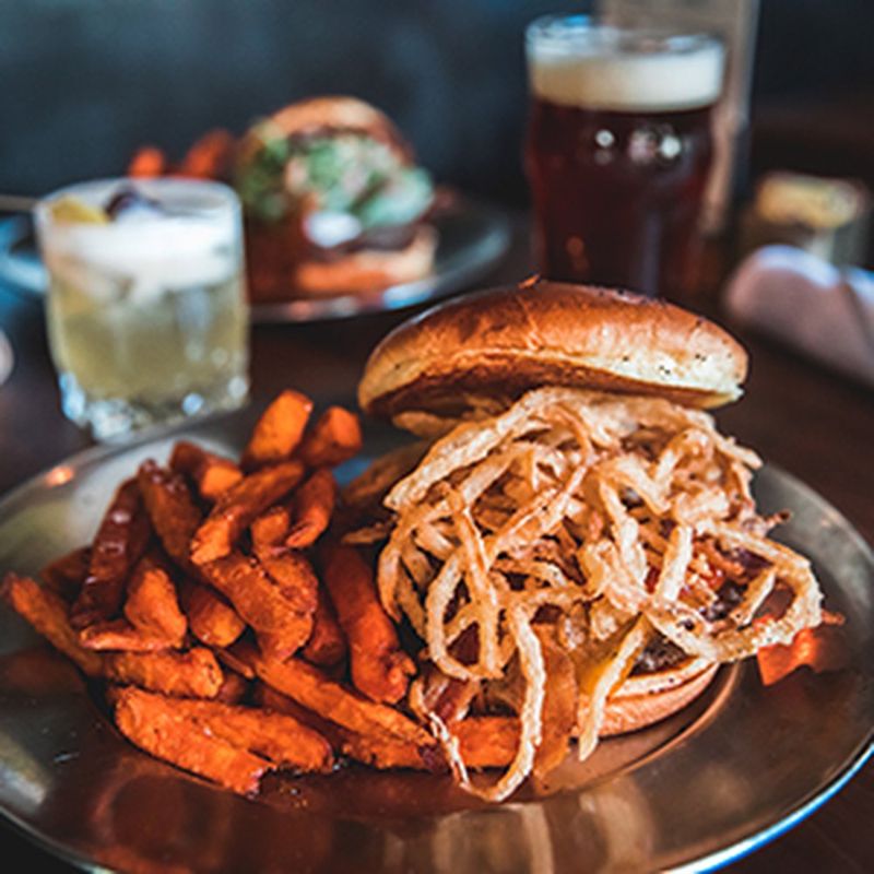 California Burger with a Spicy Twist