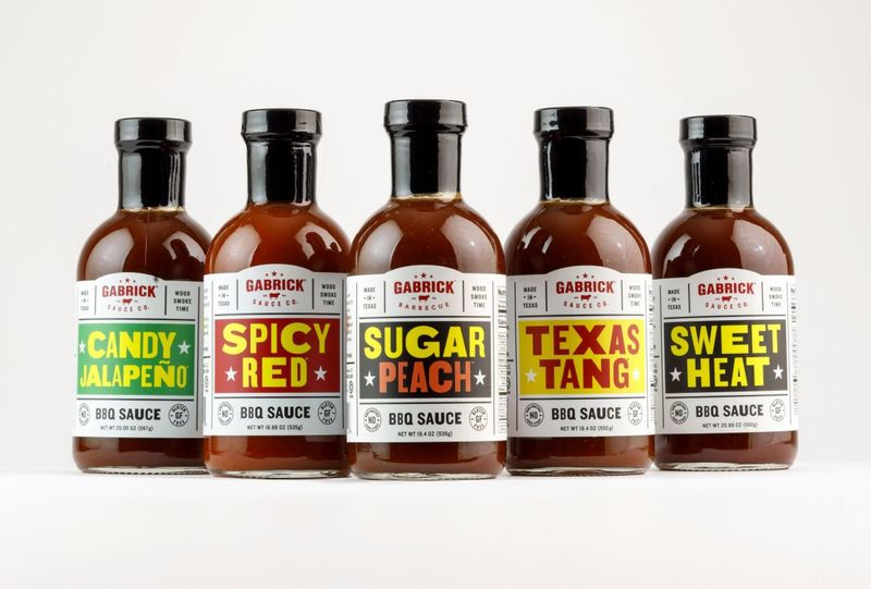 Gabrick Barbecue 5-Pack Texas BBQ Sauce Bundle