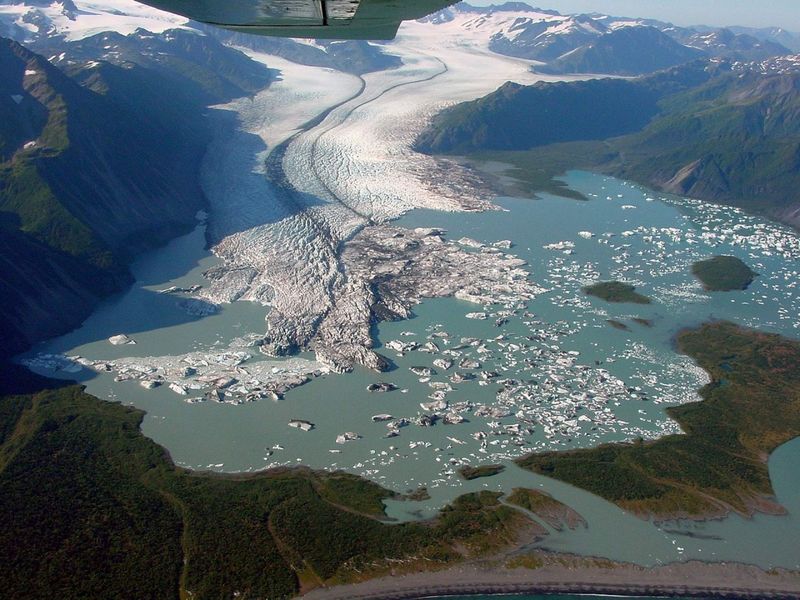 Rapid Retreat Reveals New Landscapes