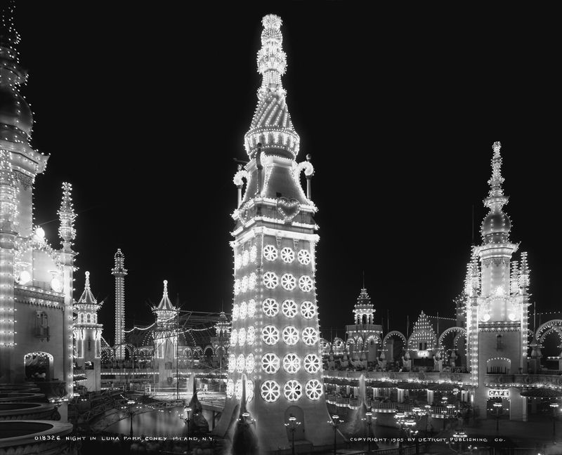 Luna Park's Illuminated Evenings