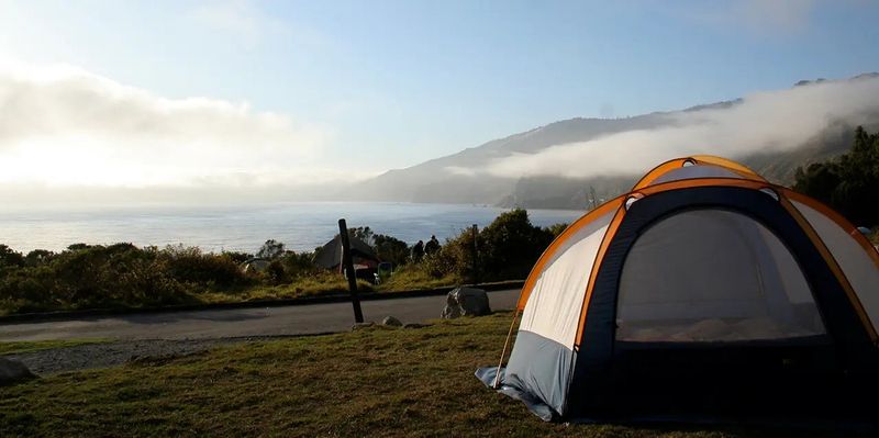 Autumn Camping at Kirk Creek Campground