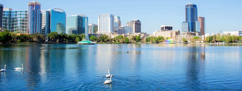 Lake Ivanhoe Park in Orlando