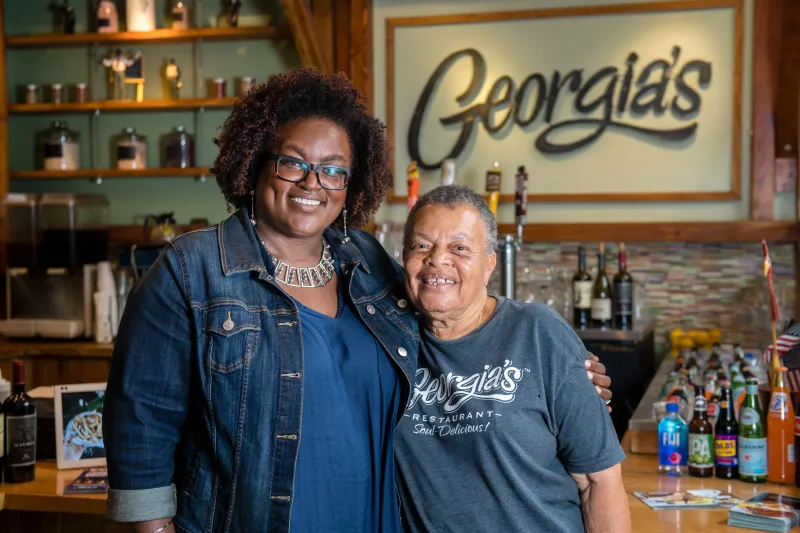 Georgia's Restaurant in Anaheim and Long Beach: Creole and Soul Classics