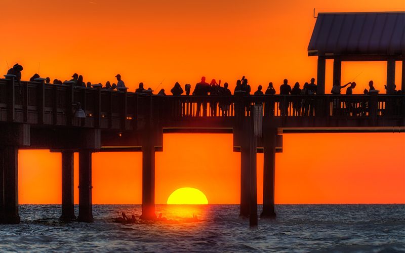 Crystal Clear Skies For Spectacular Sunsets