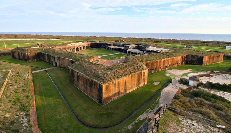Fort Morgan: Historic Site Mixed With Heavy Summer Tourism