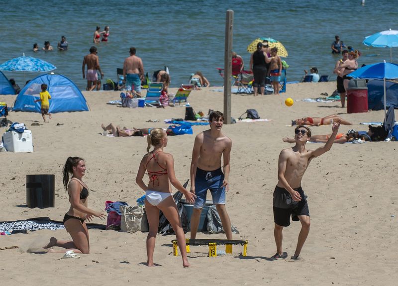 Sandy Shores Of Illinois Beach State Park