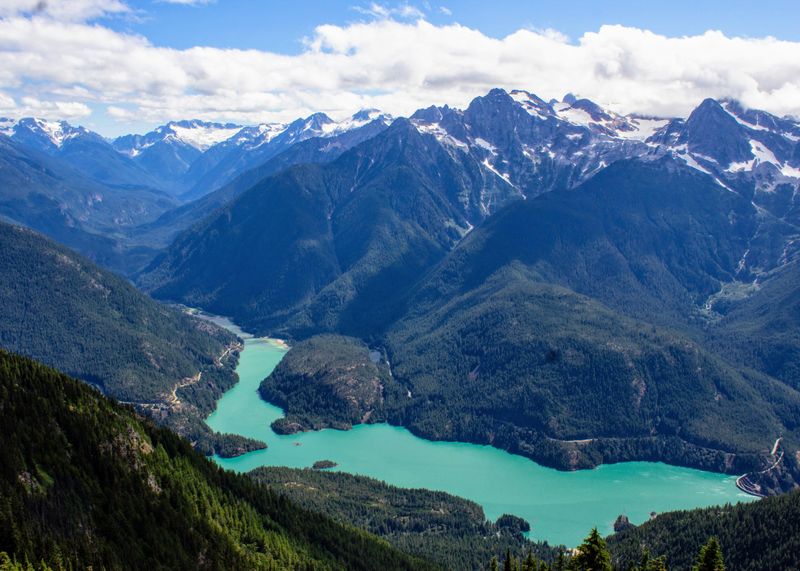 Diablo Lake Trail in North Cascades