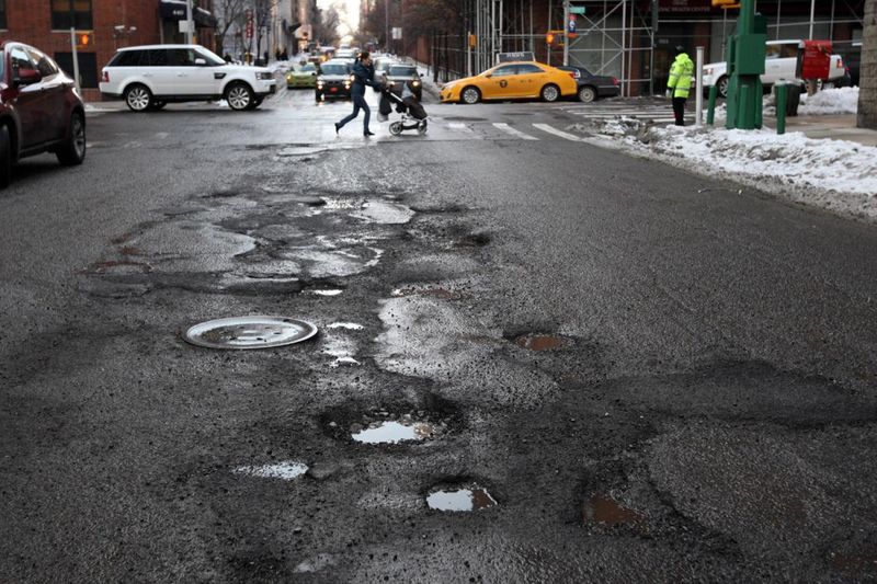 Pothole-Riddled Roadways