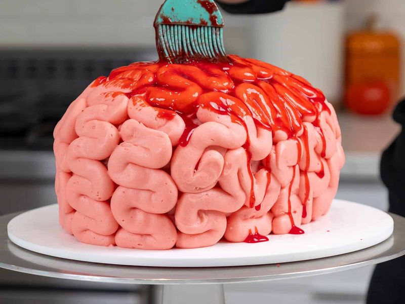 Little Cupcake Bakeshop's Zombie Brain Cakes
