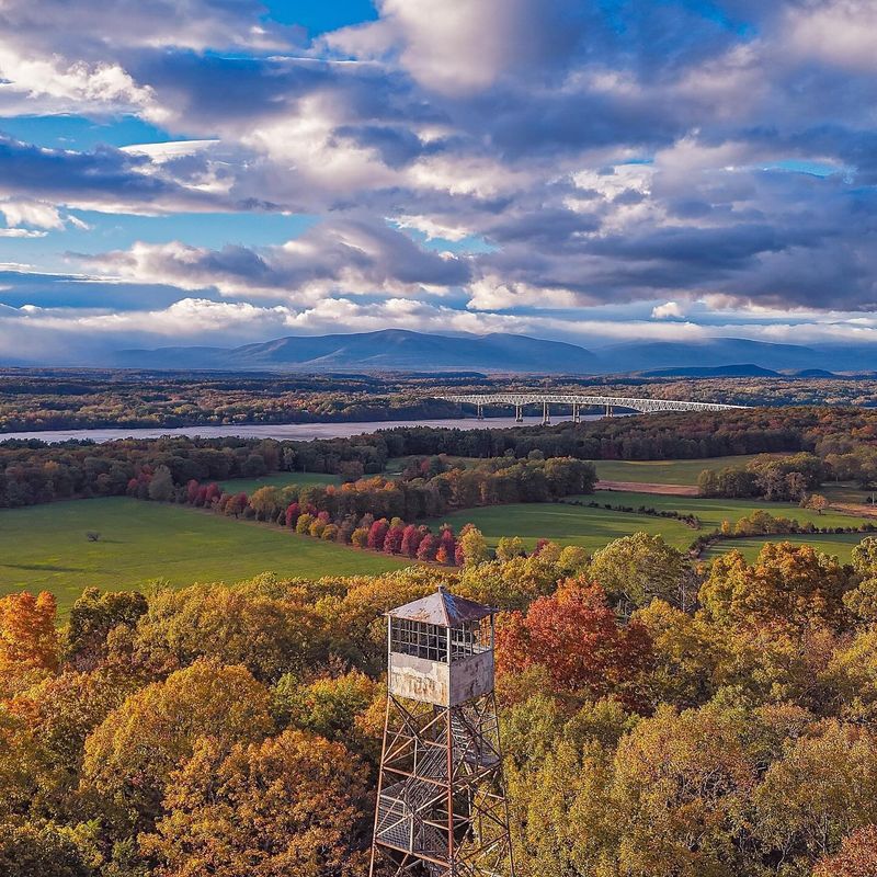 Ferncliff Forest's Fire Tower Panorama