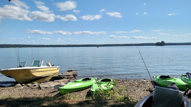 Pymatuning Lake on the Ohio-Pennsylvania Border