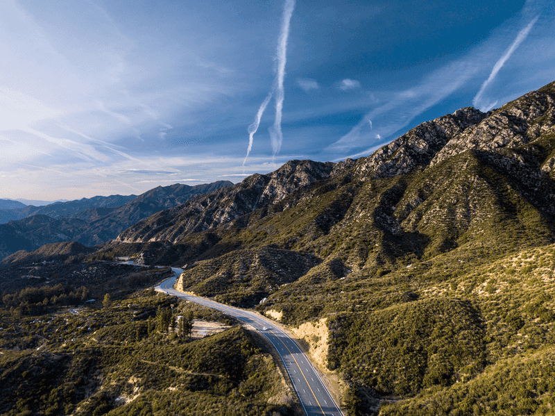 San Gabriel Mountains' Angeles Crest Highway Lookouts