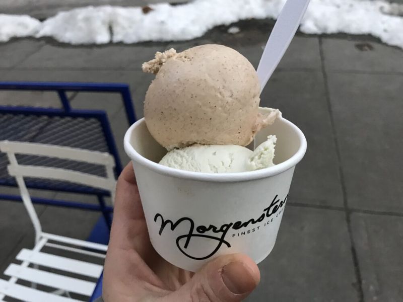 Sage Brown Butter Ice Cream at Morgenstern’s Finest Ice Cream