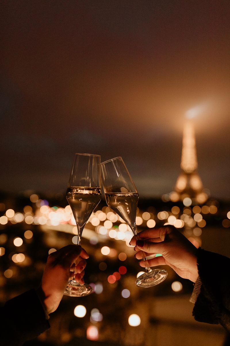 Champagne Toast at the Eiffel Tower Experience