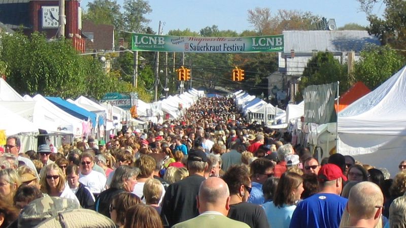 Ohio Sauerkraut Festival: Craft Booths with Cabbage Flair