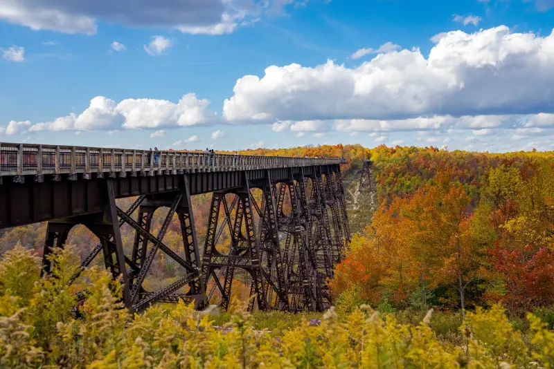 Kinzua Bridge State Park: Walking on Air Above the Colors
