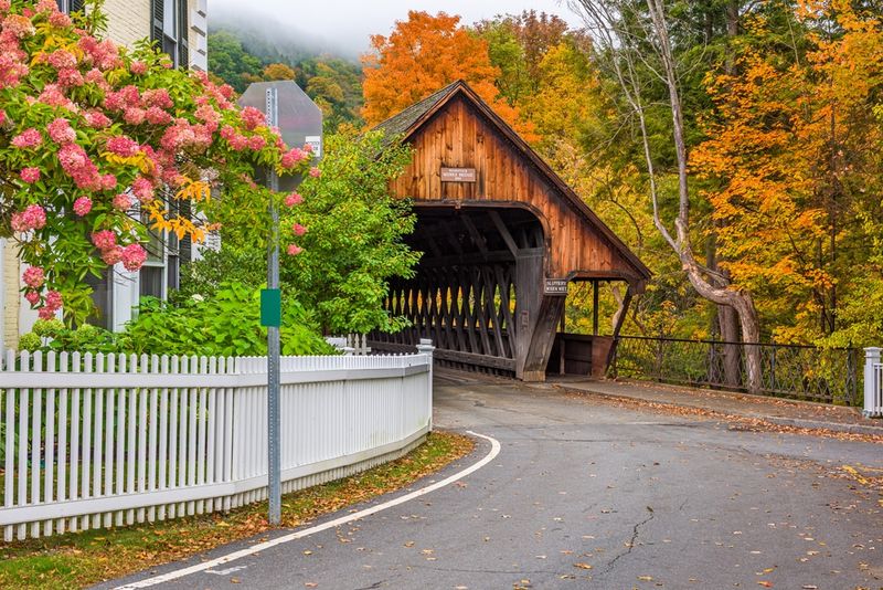 Pine Brook Covered Bridge in Waitsfield: One of Vermont's Oldest Crossings