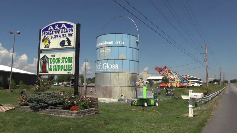 The World's Largest Paint Can in Shippensburg