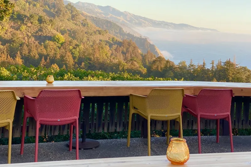 Nepenthe Restaurant's Falcon View
