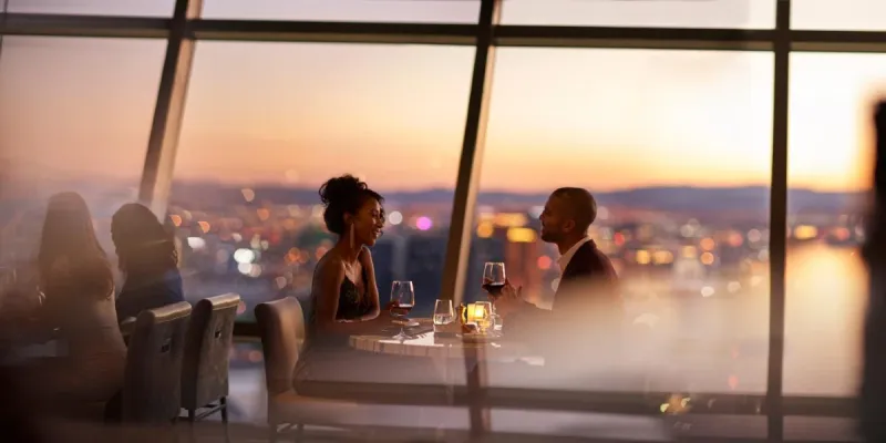 Dinner With A View at the Top of the World