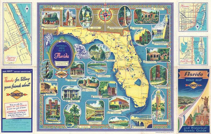 Following Paper Maps & Colorful Billboards