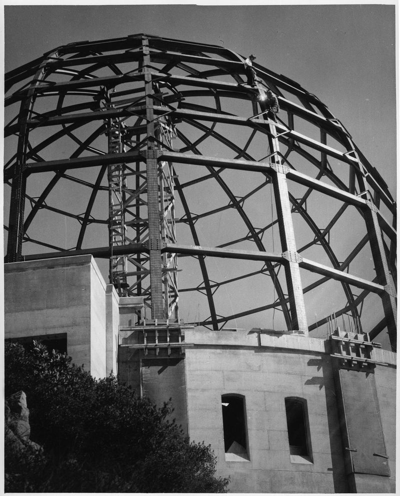 Original Griffith Observatory Construction