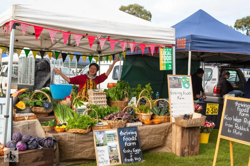 Kingston Farmers Market in the Hudson Valley