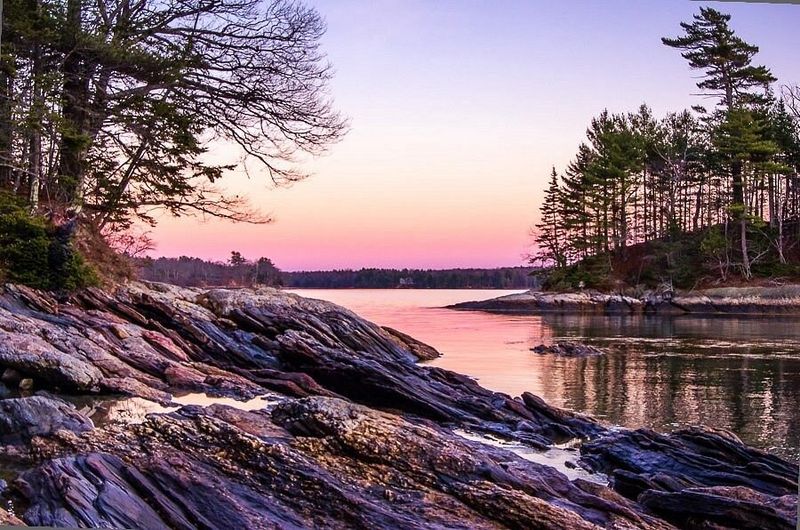 Griffith Head Beach at Wolfe's Neck Woods: Coastal Quiet Near Freeport