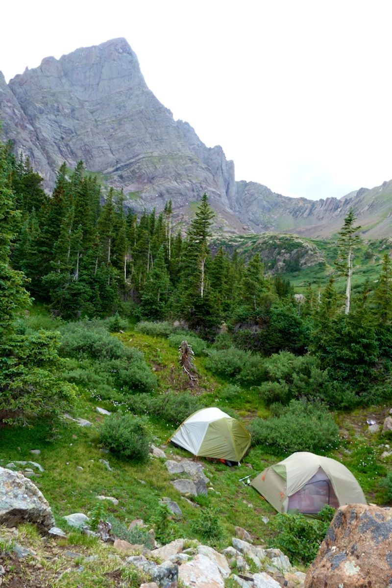 South Colony Lakes: Fourteener Base Camp