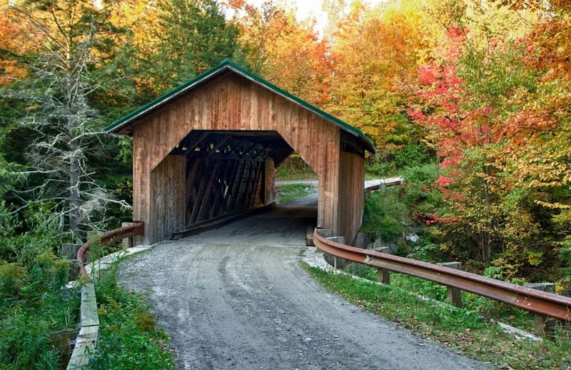 Kidder Hill Bridge in Grafton: A Hidden Spot Surrounded by Woods