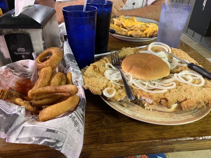 Other Menu Favorites Include Onion Strings And Waffles