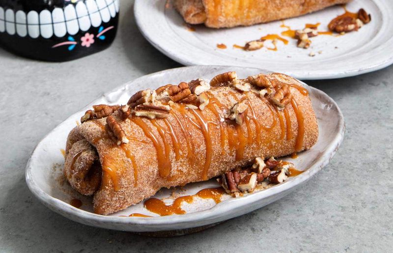 Sweet and Savory Pineapple Chimichanga