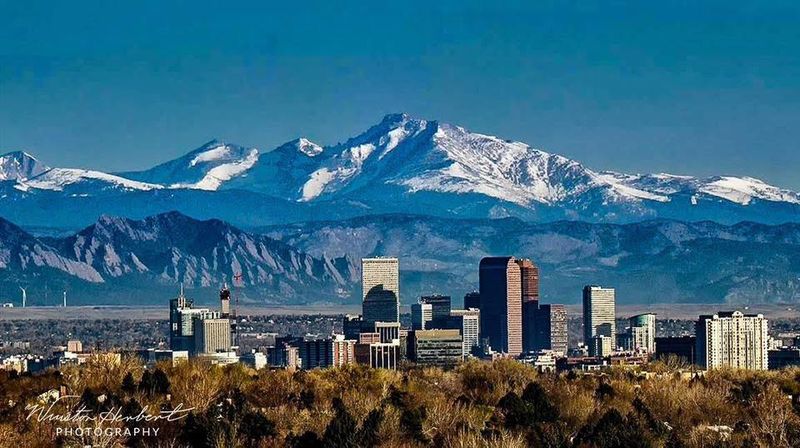 Mountain Peaks Turn White