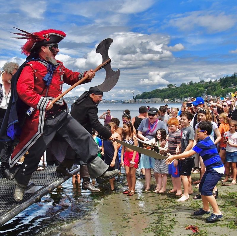 Seafair Pirates Landing in Seattle