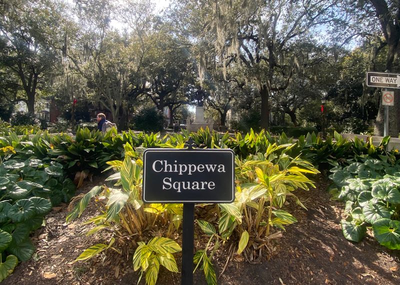 Chippewa Square in Savannah
