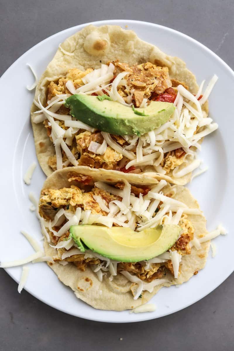 Fluffy Breakfast Tacos