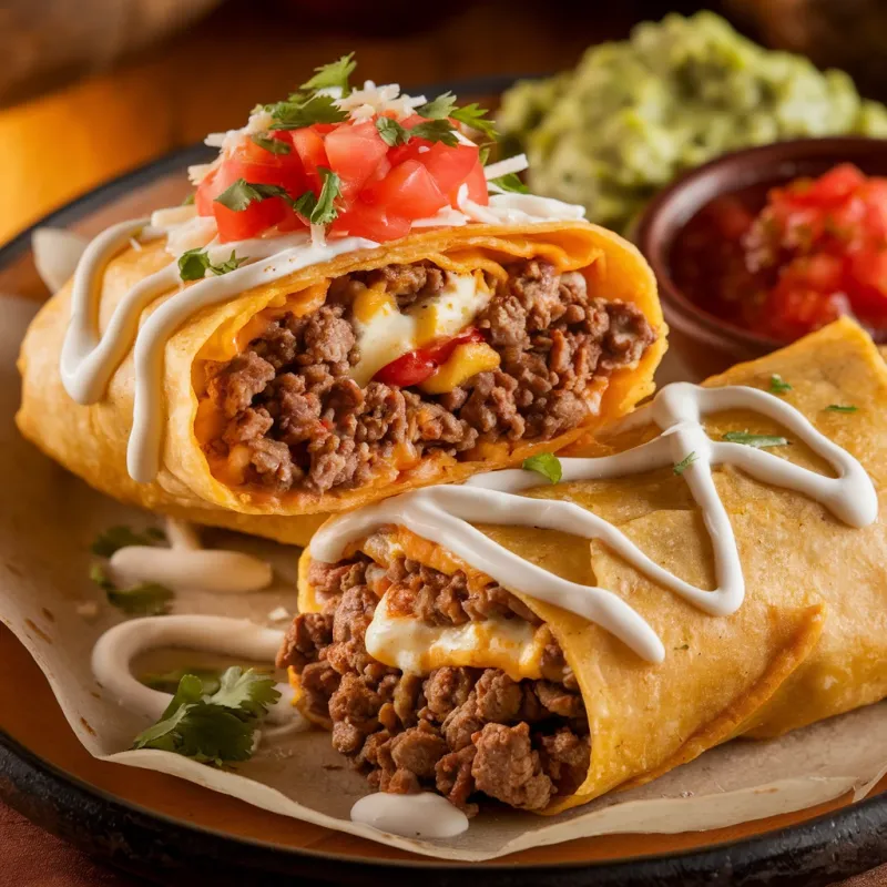 Classic Beef Chimichanga with a Twist