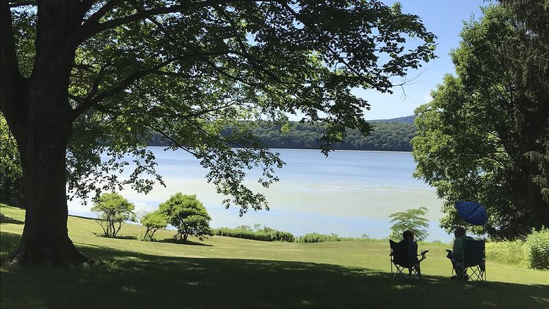 Mills Mansion's Riverside Meadow