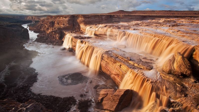 The Petrified Waterfall of Grand Falls